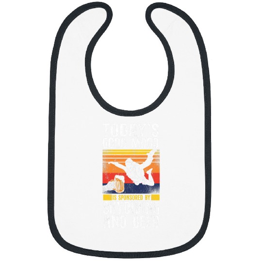 Beer TodayS Good Mood Sponsored Skydiving And Beer Retro Vintage Bibs