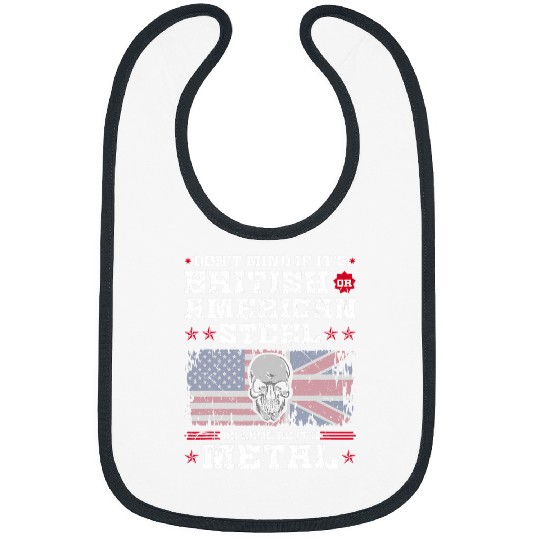 British American 80s Heavy Metal Music Band Fan Metalhead Bibs