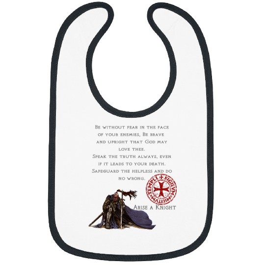 Christian Knights Templar Cross Christian Soldiers Bibs