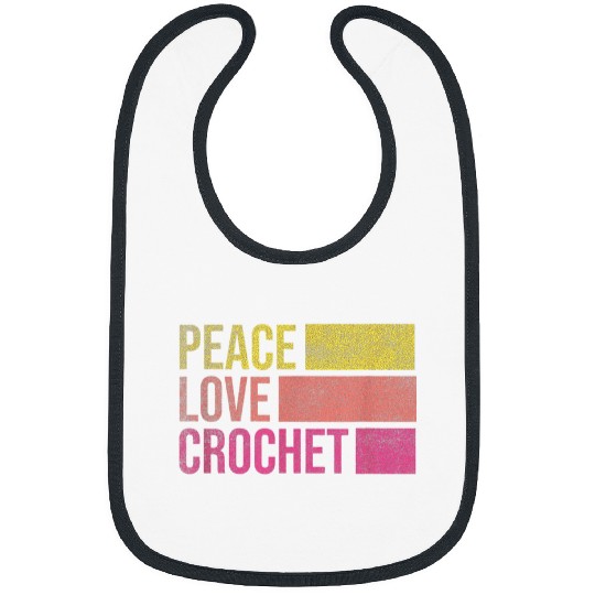 Knitting Yarn Crochetting Funny Crocheting Crocheter Plus Size Bibs