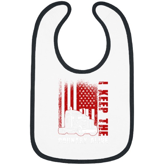 I Keep The Country Alive Truck Driver Trucker Semi Truck Bibs