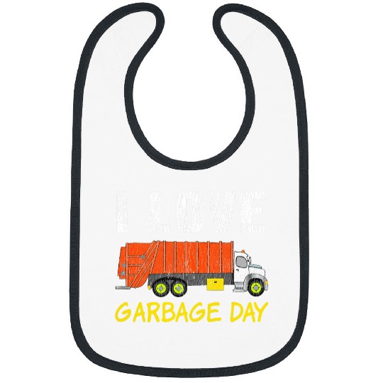 I Love Garbage Day Garbage Trash Recycle Bibs
