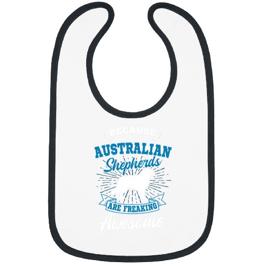 Australian Shepherd Awesome Aussie Herding Dog Breed Bibs