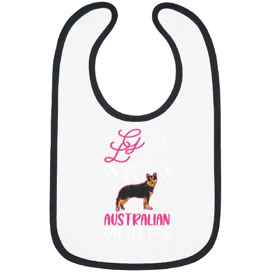 Australian Cattle Dog Girl Blue Heeler 192 Bibs