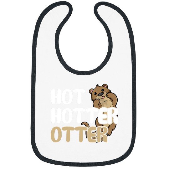 Otter Hot Hotter Otter Bibs