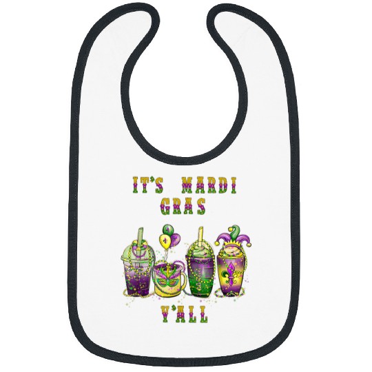 Its Mardi Gras Yall Bourbon Street Party New Orleans Bibs