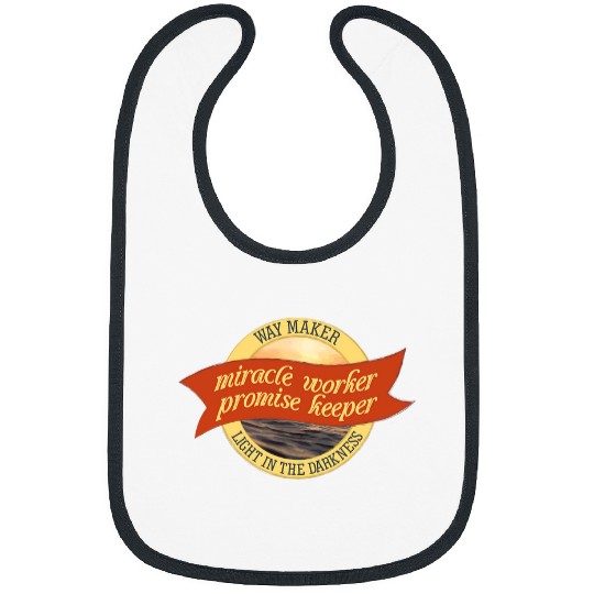 Way Maker Miracle Worker Promise Keeper 2 Bibs