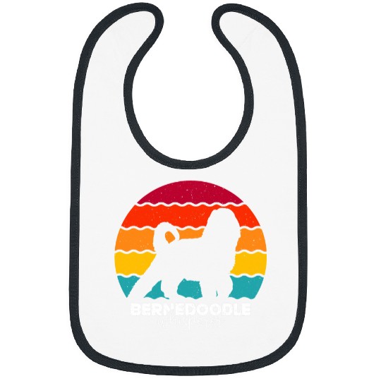 Bernedoodle Whisperer Retro Bibs