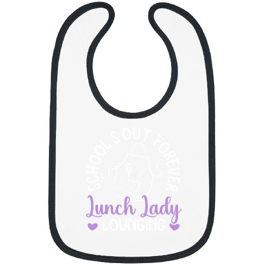 Retired Lunch Lady Lunch Boss Cafeteria Worker Retirement Bibs