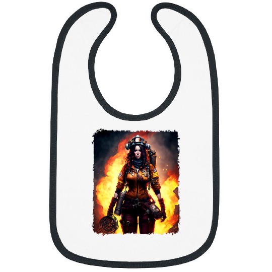 Fireman Firefighter Gratitude And Tribute To The Firefighters Women Firefighter Firemen Bibs