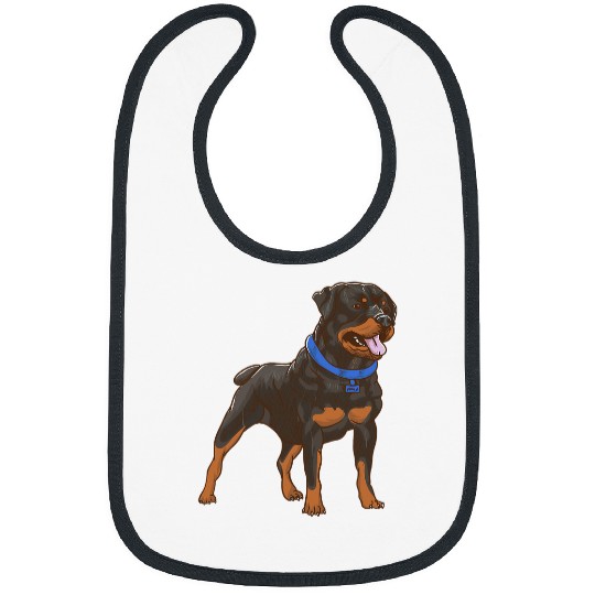 Dog Rottweiler Identification Dogs Lover Dog Owner 5 Bibs