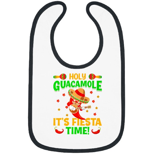 Guitarist Holy Guacamole Its Fiesta Time Avocado Peppers Guitar Outfit Guitar Bibs