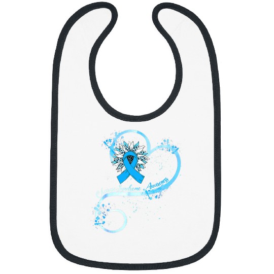 Charge Syndromes Warrior Ribbon Sunflower Leopard Womens Bibs