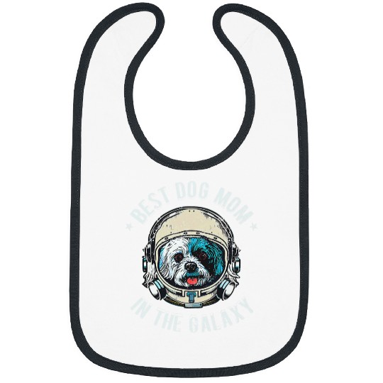 Dog Maltese The bests Maltese dog Mom in the galaxy Maltese 23 Bibs