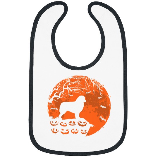 Australian Shepherd And Moon Halloween Costume Dog Lover Bibs