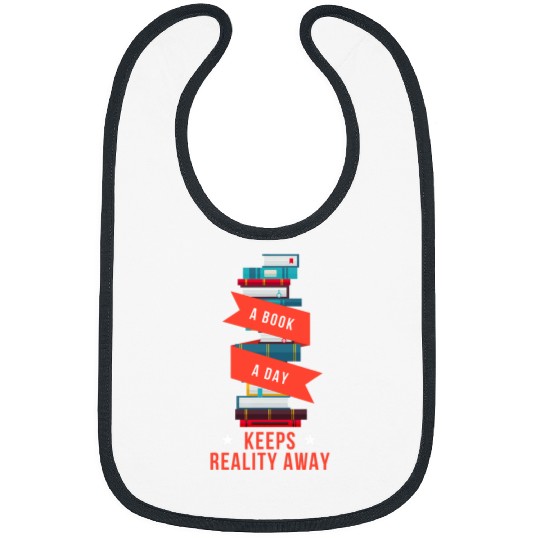 Bookworm Book Geek Reading Literature Librarian 3 Bibs