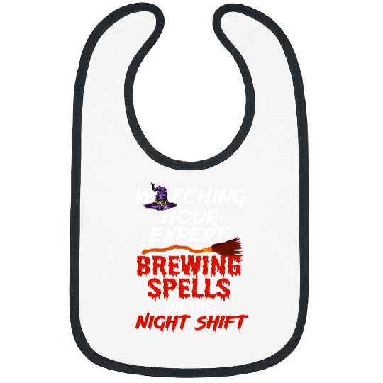 Halloween Night Shift Worker Graveyard Duty Spooky 4 Bibs