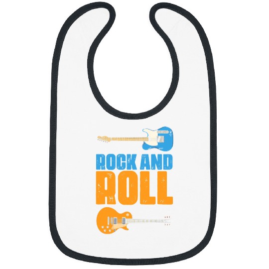 Guitarist Rock and Roll Retro Guitars Rock Band Musician Guitar Player Guitar Bibs