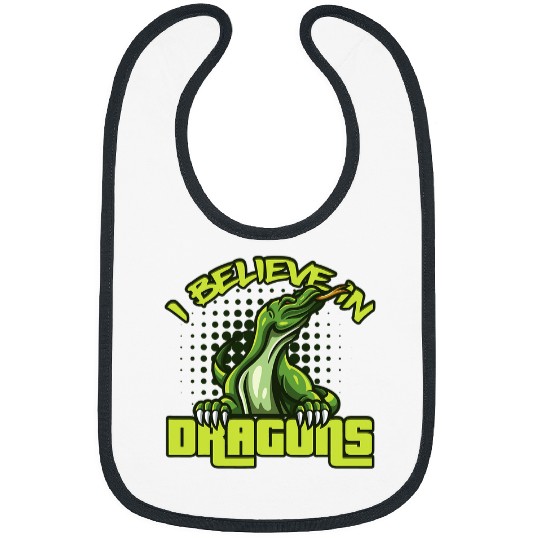Dragons Believe In Dragons Komodo Dragon Reptile Bibs
