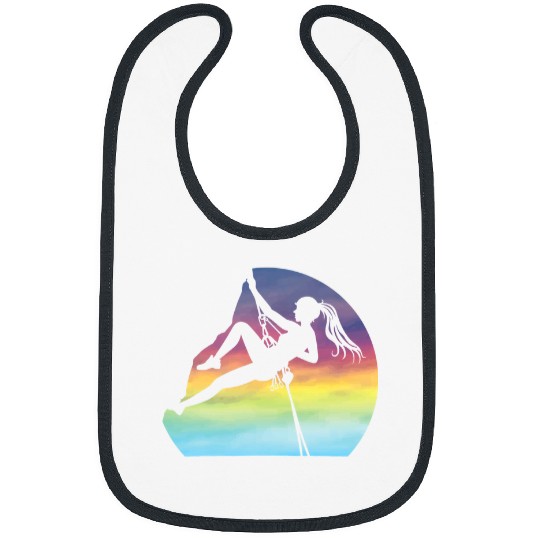Climbing Climber Climb Like A Girl Womens Rock Climbing Bouldering Mountain Climb Bibs