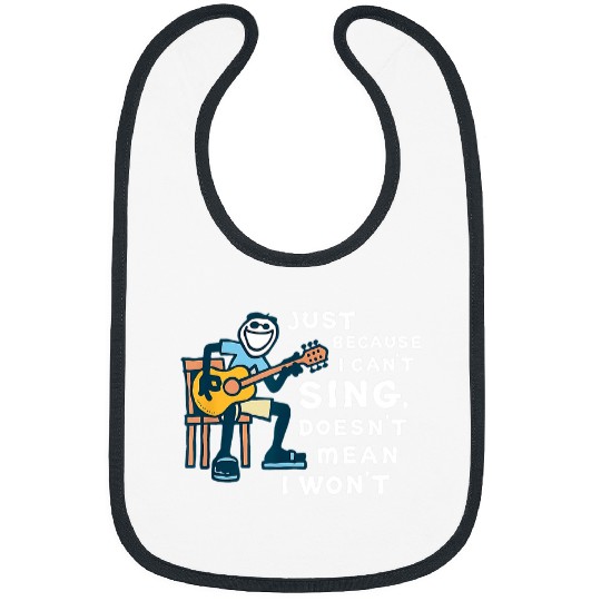Guitarist Just Because I Cant Sing Doesnt Mean I Wont Guitar Bibs