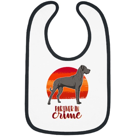 Dog Great Dane Gift for Men Woman Bibs
