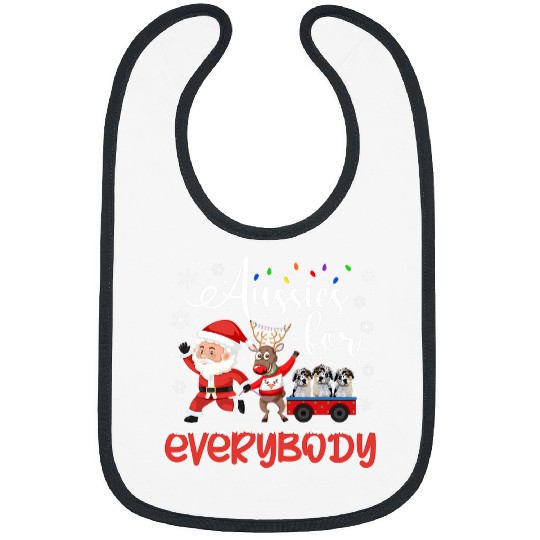 Australian Shepherd Christmas Aussies For Everybody Xmas Bibs