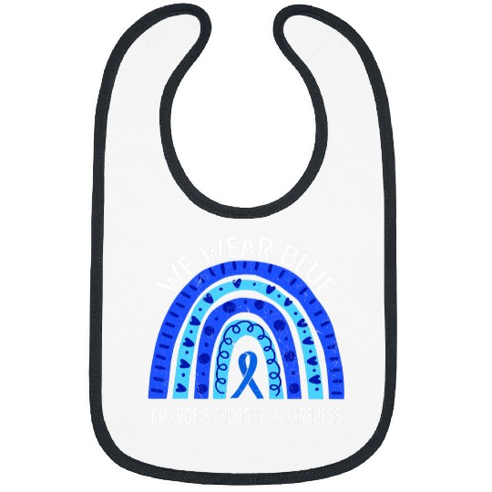 Charge Syndromes Warrior We Wear Blue For Charge Syndromes Awareness Bibs
