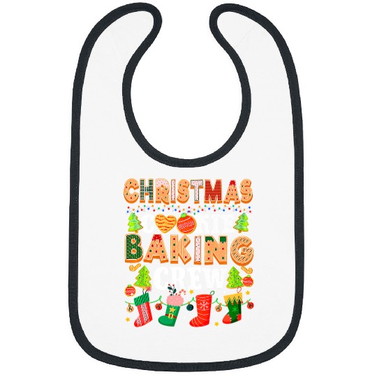 Christmas Cookie Baking Crew Funny xmass Pajamas Family134 Bibs