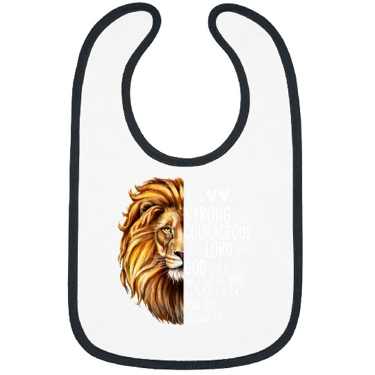 Christian Be Strong And Courageous Christian Bible Verse Joshua 19 Bibs