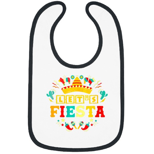 Guitarist Retro Lets Fiesta Cinco De Mayo Guitar Cactus Mexican Party Guitar Bibs