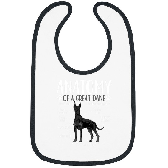 Dog Great Dane Anatomy 111 Bibs
