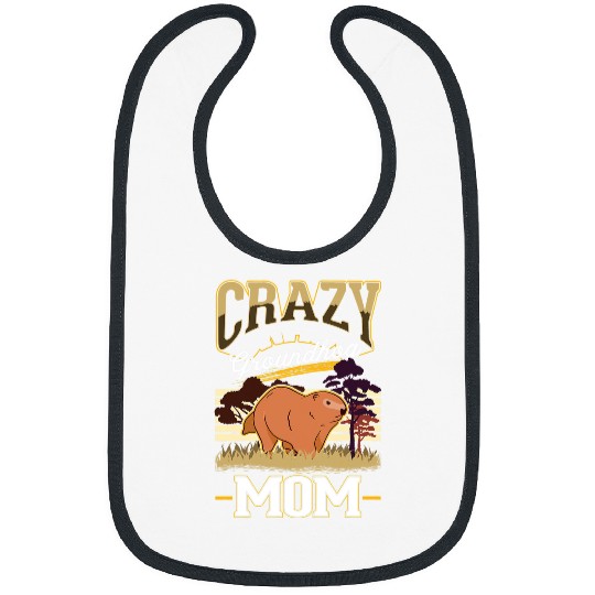 crazys Groundhog Mom Marmot Groundhog Girl Bibs