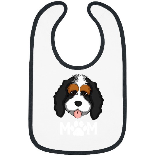 Bernedoodle Mom Dog Mama Owner Womens Bibs