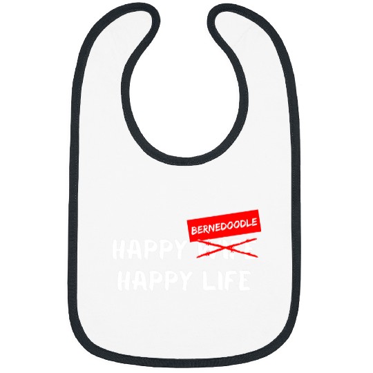 Bernedoodle Dog Breed Happy Life Animal Friend Dog Bibs