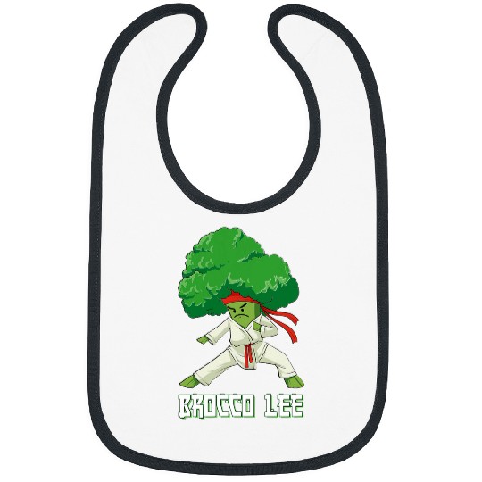 Vegetarian Karate Fighter Brocco Lee Bibs