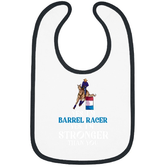 Barrel Racing Western Riding Horse Rodeo Cowboy Equestrian 1 Bibs