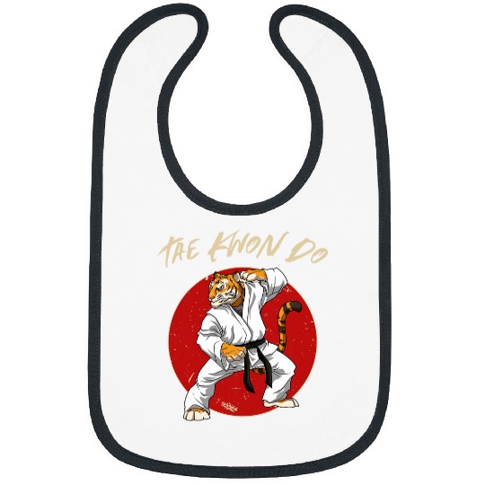Taekwondo Tiger TKD Korean Martial Arts Bibs