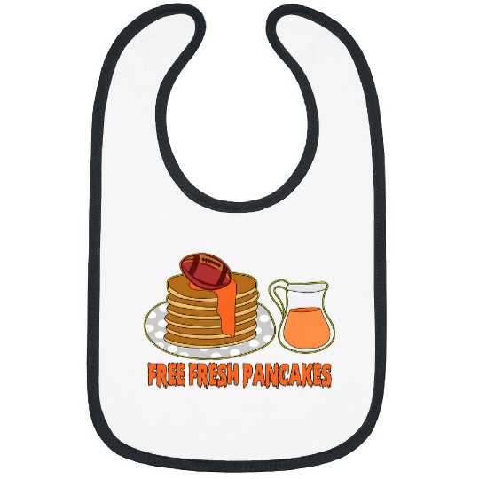 frees fresh Pancakes Football Rugby Men Women Kids 2 Bibs