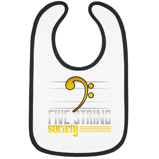 Guitarist Music Lover Five Strings Society Guitar Bibs