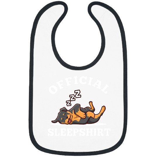 Dog Rottweiler Official sleep Rottweiler Bibs