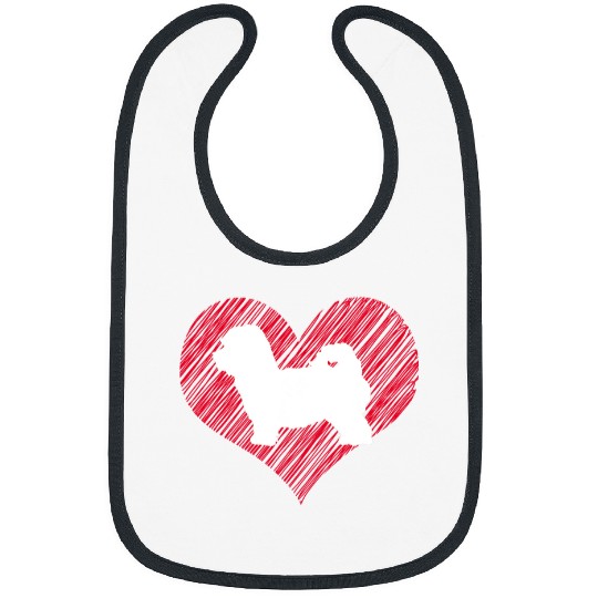 Dog Maltipoo Gift for Maltipoo Lovers I love Dog parent gift Bibs