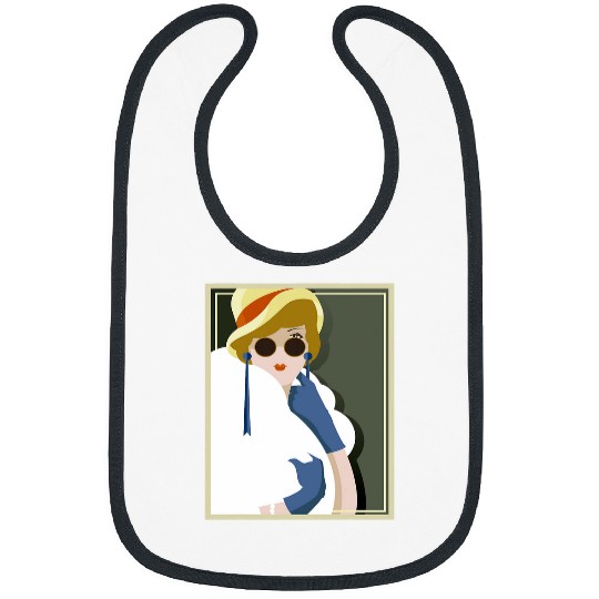 Art Deco Clothing Retro 1920s 1930s Elegant Woman Bibs