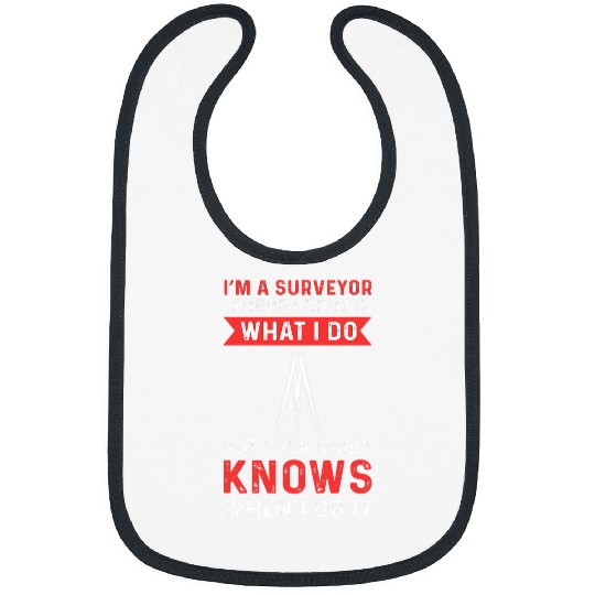 Im A Surveyor Cartographer Land Examiner Land Surveyor Bibs