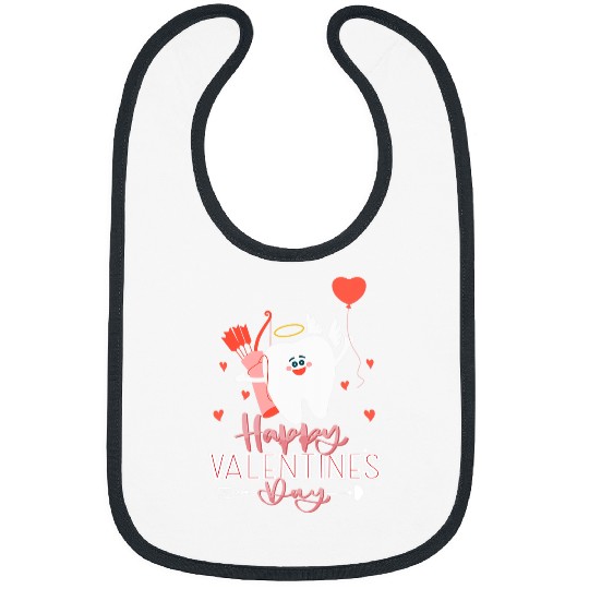 Dental Squad Cupid Teeth Dental Assistants Valentines Day Tooth Bibs