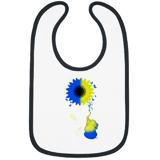 Faith Hope Love Down Syndromes Awareness Ribbon Yellow Blue Bibs