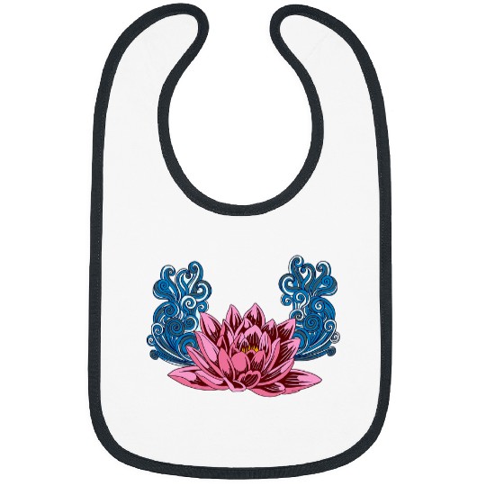 Namaste Yoga Meditation Mandala Lotus Yoga Meditation Bibs
