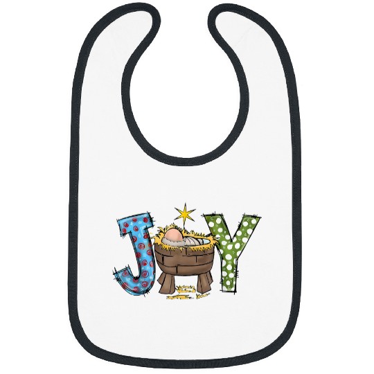 Christian Christmas Joy Jesus Nativity Scene Faith Believe Christ Bibs