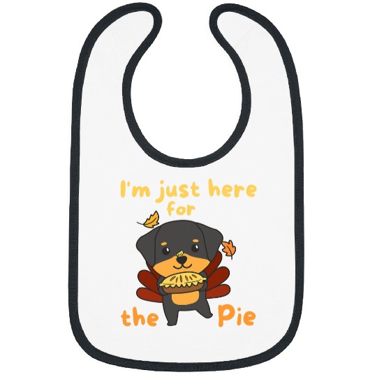 Dog Rottweiler Thanksgiving Day Outfits Turkey Rottweiler With Applepie 3 Bibs