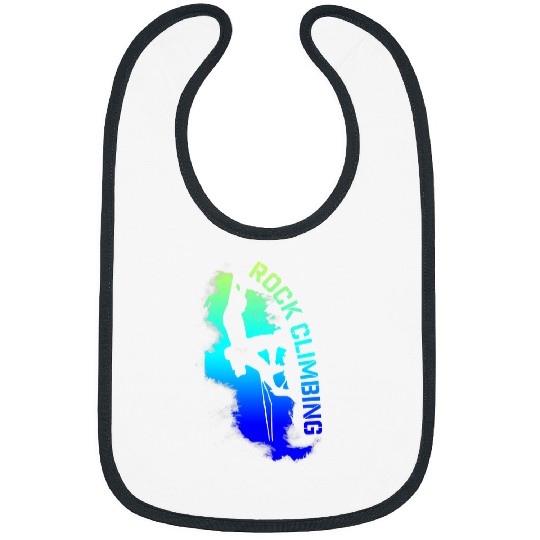 Climbing Climber Rock Climbing Mountain Climber Hiker Alpinism Splash Art Climb Bibs